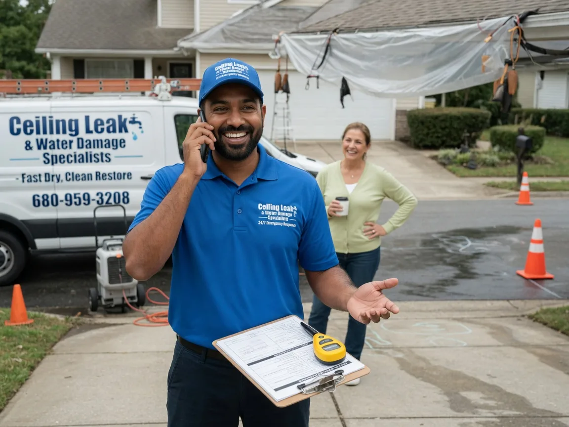 Ceiling Leak Cleanup Shenandoah, IA FAQs